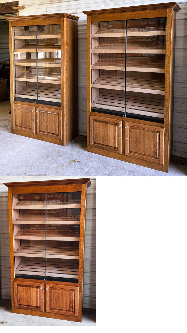 custom made wood cigar humidors